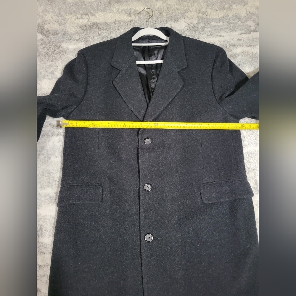 Joseph Abboud Men's Classic Black Coat - Picture 10 of 13